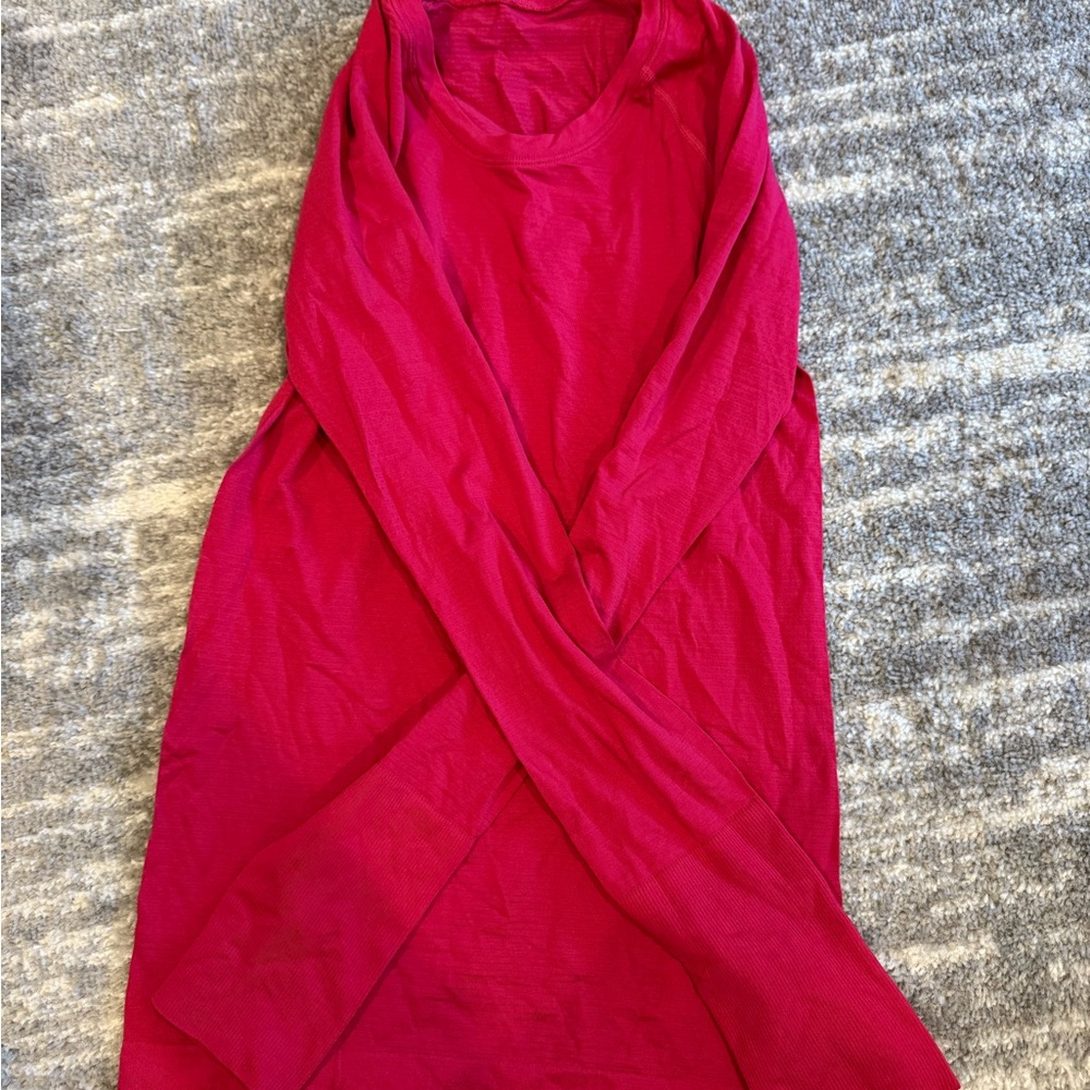 Lululemon hot pink Long Sleeve Top